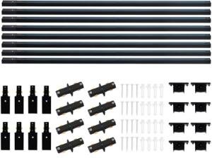 26FT Black H Type Track Lighting Kit