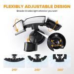 LUTEC 72W Motion Sensor Outdoor Security Light