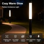 SkyGlow 71" Waterproof LED Garden Lamp Post