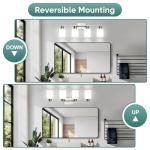 Brushed Nickel 4-Light Vanity Light Fixture