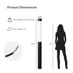 SkyGlow 71" Waterproof LED Garden Lamp Post