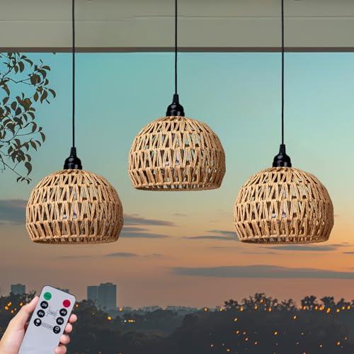 Battery Operated Outdoor Hanging Chandelier Light