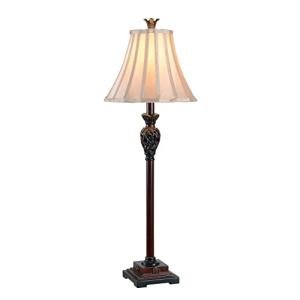 Kenroy Home Iron Lace Buffet Lamp, Golden Ruby