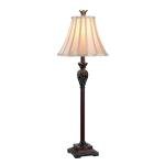 Kenroy Home Iron Lace Buffet Lamp, Golden Ruby