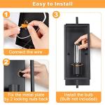 Maylaywood Vintage Industrial Wall Sconces - Set of 2