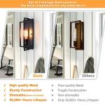 Maylaywood Vintage Industrial Wall Sconces - Set of 2