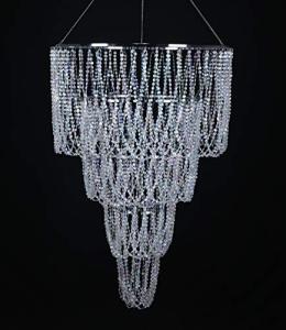 Elegant 4-Tier Faux Crystal Wedding Chandelier