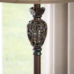 Kenroy Home Iron Lace Buffet Lamp, Golden Ruby