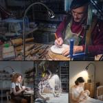 Dimmable Adjustable LED Floor Lamp with Gooseneck