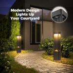 Black 3000K LED Outdoor Pathway Lights