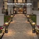 Black 3000K LED Outdoor Pathway Lights