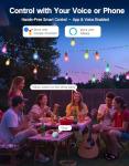 OUTON 46FT Smart Outdoor String Lights with Remote