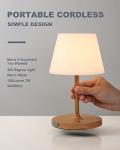 WEILAILUX Waterproof Cordless Outdoor Table Lamp