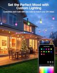 OUTON 46FT Smart Outdoor String Lights with Remote