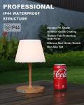 WEILAILUX Waterproof Cordless Outdoor Table Lamp