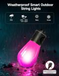OUTON 46FT Smart Outdoor String Lights with Remote