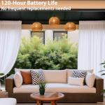 Battery Operated Outdoor Hanging Chandelier Light