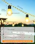 OUTON 46FT Smart Outdoor String Lights with Remote