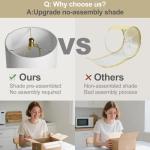 Brass Buffet Lamps Set of 2 - 28.5" Tall