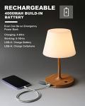 WEILAILUX Waterproof Cordless Outdoor Table Lamp