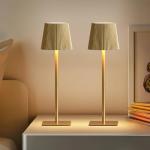 LUTEC Rechargeable Cordless Table Lamp - 2 Pack