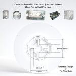 TALOYA 12-Inch LED Flush Mount Ceiling Light