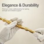 Brass Buffet Lamps Set of 2 - 28.5" Tall