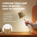 LUTEC Rechargeable Cordless Table Lamp - 2 Pack