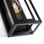 15" Matte Black Outdoor Wall Lights - 2 Pack