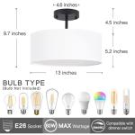 Bargeni 3-Light Modern Flush Mount Ceiling Light