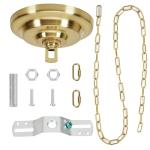 Gold Ceiling Light Fixture Canopy and Chain Kit