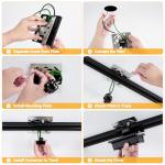 TuyuBEE 26FT Black H Track Lighting Kit