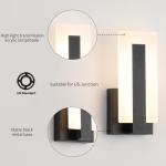 Joosenhouse Set of 2 Modern LED Wall Sconces