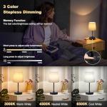 Cordless Rechargeable Touch Table Lamp with RGB Dimming
