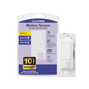 Lutron Maestro Motion Sensor Light Switch, White