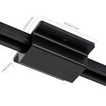 TuyuBEE 26FT Black H Track Lighting Kit