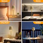LUTEC Rechargeable Cordless Table Lamp - 2 Pack