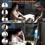 Airlonv Adjustable LED Desk Lamp with Clamp
