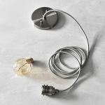 BRIGHTTIA 5in Brushed Nickel Canopy Kit