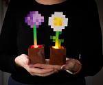 Minecraft Flower Pot Mood Lights Set of 2