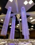 Elegant 4-Tier Faux Crystal Wedding Chandelier