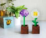 Minecraft Flower Pot Mood Lights Set of 2