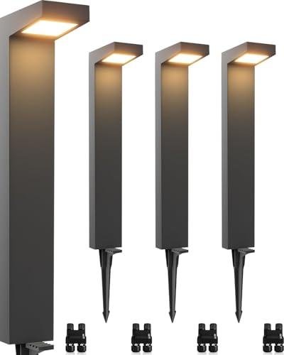 SUNVIE Low Voltage LED Pathway Lights - 4 Pack