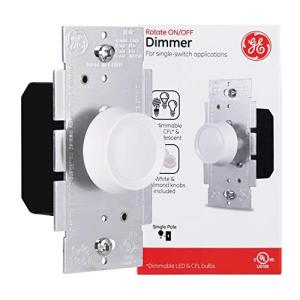 GE Rotating Dimmer Switch for LED and CFL Bulbs