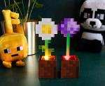 Minecraft Flower Pot Mood Lights Set of 2