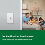 Lutron Ariadni LED+ Dimmer Light Switch, White