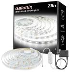 Dimmable 20ft White LED Strip Lights
