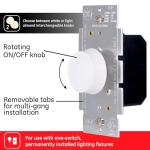 GE Rotating Dimmer Switch for LED and CFL Bulbs