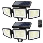 Tuffenough 2500LM Solar Motion Sensor Lights (2-Pack)