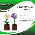 Minecraft Flower Pot Mood Lights Set of 2